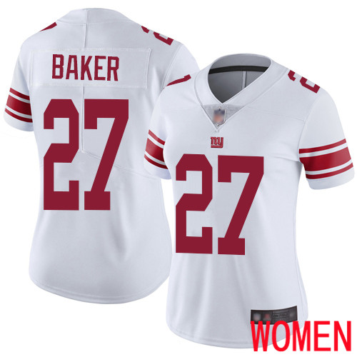 Women New York Giants #27 Deandre Baker White Vapor Untouchable Limited Player Football NFL Jersey